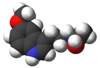 Мелатонин: вид молекулы