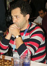 Евгений Агрест на Шахматной Олимпиаде в Дрездене, 19 ноября 2008.