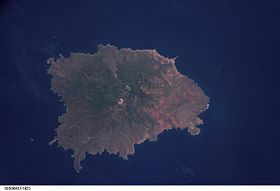 Остров Сокорро, вид из космоса