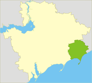 Бердянский район на карте