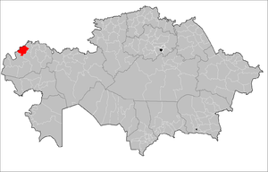 Таскалинский район на карте