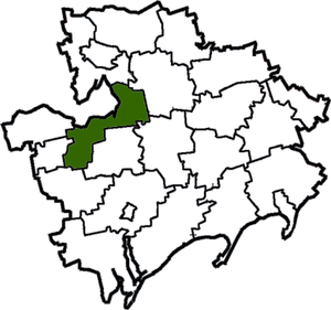 Васильевский район на карте
