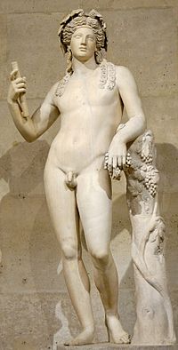 2nd century Roman statue of Dionysus, after a Hellenistic model (ex-coll. Cardinal Richelieu, Louvre)[1]