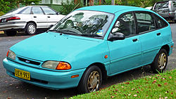 1994–1996 Ford Festiva (WB) GLi 5-door (Australia)