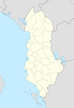 Manëz is located in Albania