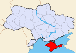 Location of Crimea