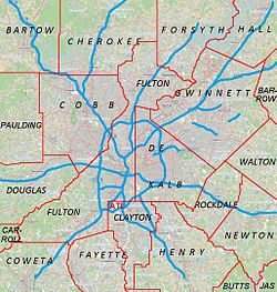 Marietta is located in Metro Atlanta