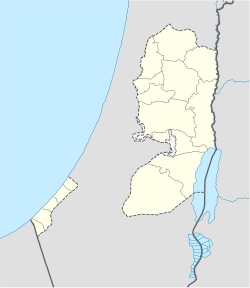 Deir Ammar Refugee Camp is located in the Palestinian territories