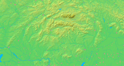 Location of Myjava in Slovakia