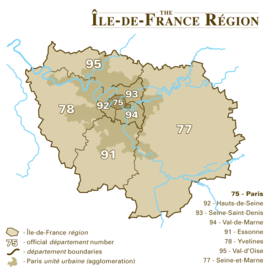 Tigeaux is located in Île-de-France (region)