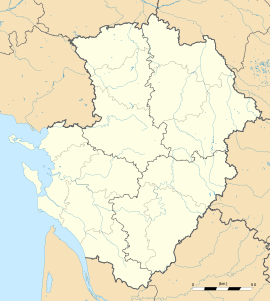Mainzac is located in Poitou-Charentes