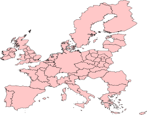 North-West (European Parliament constituency) is located in European Parliament constituencies 2007
