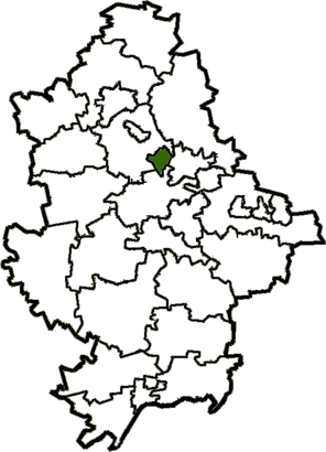 Дзержинский городской совет, карта