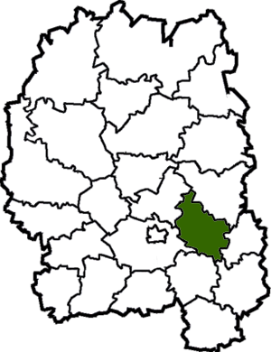 Коростышевский район на карте