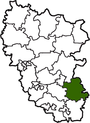 Краснодонский район, карта