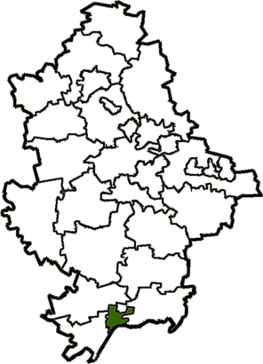 Мариупольский городской совет, карта