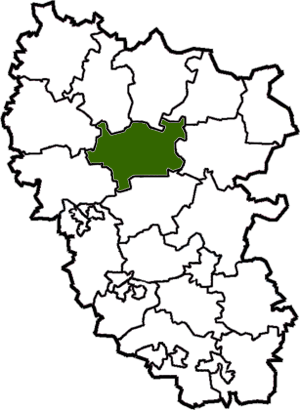 Старобельский район, карта