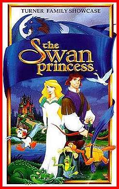 Постер мультфильма «Принцесса — Лебедь»