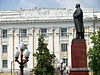 Classical Facade and Lenin Statue - Kazan - Russia.JPG