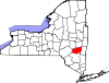 Округ Грин на карте штата.