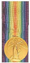 Victory Medal van het Verenigd Koninkrijk 1918 opgemaakt in de hofstijl.jpg