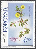 Faroe stamp 158 tormentil (Potentilla erecta).jpg