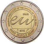 €2 — Бельгия 2010
