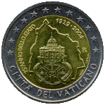 €2 — Ватикан 2004