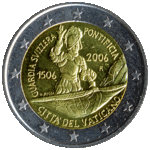 €2 — Ватикан 2006
