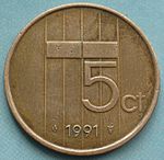 Nederland 5 cents 1991.JPG