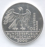 10 Mark Deutschland 2000 - 10 Jahre Deutsche Einheit - Wertseite.JPG