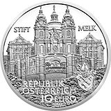 2007 Austria 10 Euro Melk Abbey front.jpg