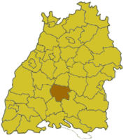 Цоллернальб (район) на карте