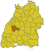 Фройденштадт (район) на карте