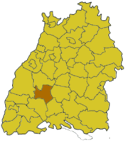 Ротвайль (район) на карте