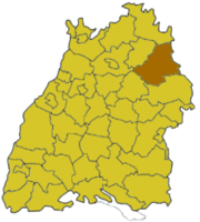 Швебиш-Халль (район) на карте