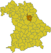Амберг-Зульцбах (район) на карте