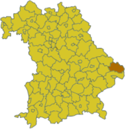 Фрайунг-Графенау (район) на карте