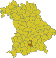 Мюнхен (район) на карте