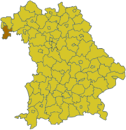 Мильтенберг (район) на карте