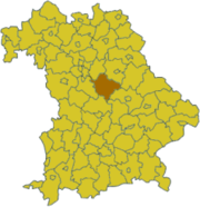 Ноймаркт-Верхний-Пфальц (район) на карте