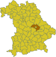 Регенсбург (район) на карте