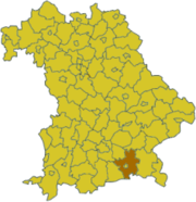 Розенхайм (район) на карте
