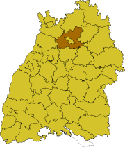 Хайльбронн (район) на карте