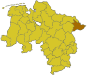 Люхов-Данненберг (район) на карте
