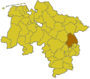 Гифхорн (район) на карте