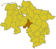Ниэнбург-на-Везере (район) на карте