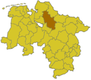 Ротенбург-на-Вюмме (район) на карте