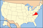 Округ Арлингтон на карте