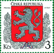 Stamp Czech Republic 1 1993.jpg